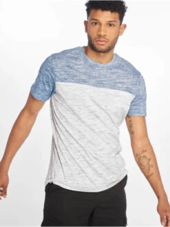 Southpole Herren T-Shirt Color Block Tech In Blau