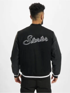 Modisches Herrenbekleidungs Geschäft -Modisches Herrenbekleidungs Geschäft starter college jacke schwarz 860861 1