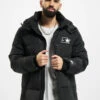 Starter Herren Puffer Jacket Puffer In Schwarz -Modisches Herrenbekleidungs Geschäft starter puffer jacket schwarz 801042