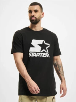 Starter Herren T-Shirt Logo In Schwarz