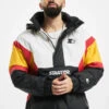 Starter Herren Übergangsjacke Color Block Half In Schwarz -Modisches Herrenbekleidungs Geschäft starter uebergangsjacke schwarz 801023