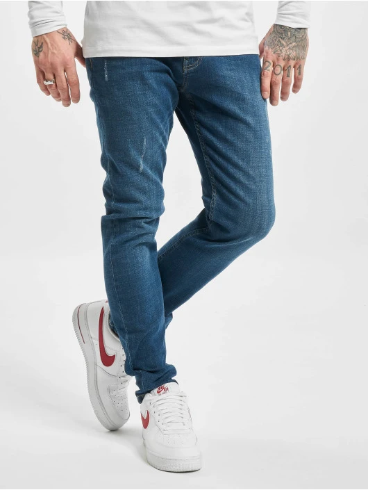 Herren Slim Fit Jeans Cotton in blau SUBLEVEL Herren Slim Fit Jeans Cotton In Blau -Modisches Herrenbekleidungs Geschäft sublevel slim fit jeans blau 806465