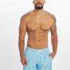 URBAN CLASSICS Herren Badeshorts Pattern Swim In Blau 2 URBAN CLASSICS Herren Badeshorts Pattern Swim In Blau -Modisches Herrenbekleidungs Geschäft urban classics badeshorts blau 665423