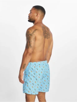 URBAN CLASSICS Herren Badeshorts Pattern Swim In Blau -Modisches Herrenbekleidungs Geschäft urban classics badeshorts blau 665423 1