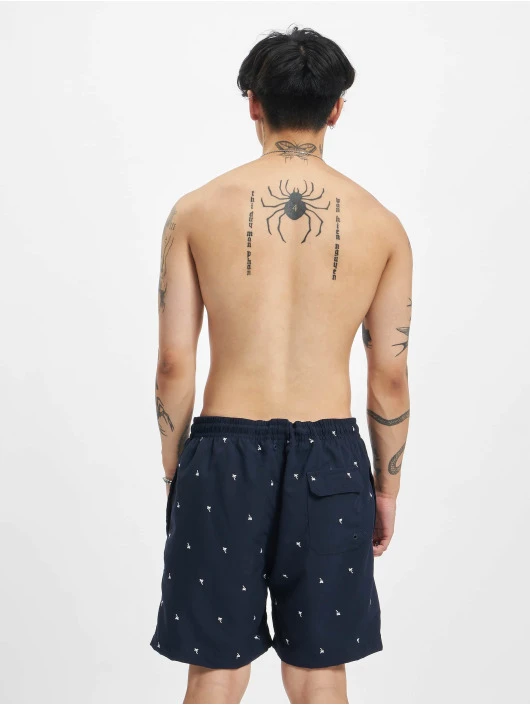 Herren Badeshorts Embroidery Swim in blau URBAN CLASSICS Herren Badeshorts Embroidery Swim In Blau -Modisches Herrenbekleidungs Geschäft urban classics badeshorts blau 912633 1