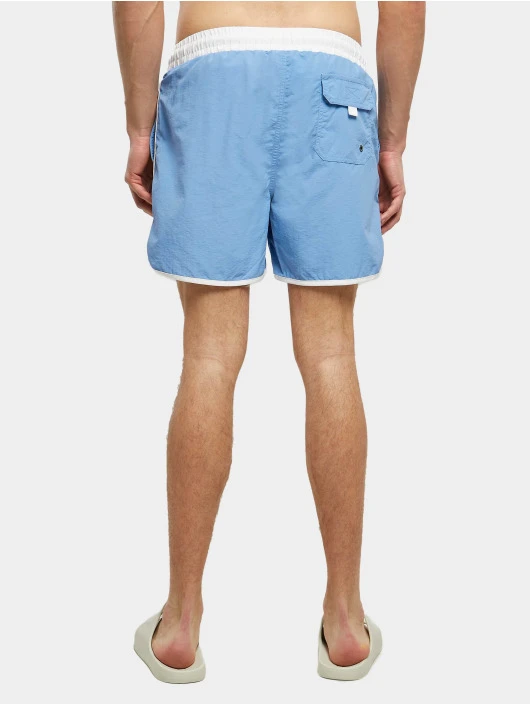 Herren Badeshorts Retro Swim in blau URBAN CLASSICS Herren Badeshorts Retro Swim In Blau -Modisches Herrenbekleidungs Geschäft urban classics badeshorts blau 968788 1