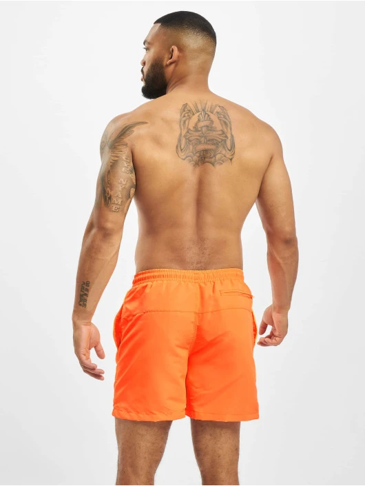 Herren Badeshorts Block 2-Pack in orange URBAN CLASSICS Herren Badeshorts Block 2-Pack In Orange -Modisches Herrenbekleidungs Geschäft urban classics badeshorts orange 749467 1