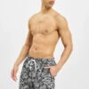 URBAN CLASSICS Herren Badeshorts Pattern  In Schwarz -Modisches Herrenbekleidungs Geschäft urban classics badeshorts schwarz 818405