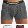 URBAN CLASSICS Herren Boxershorts Organic 3-Pack In Bunt -Modisches Herrenbekleidungs Geschäft urban classics boxershorts bunt 867001
