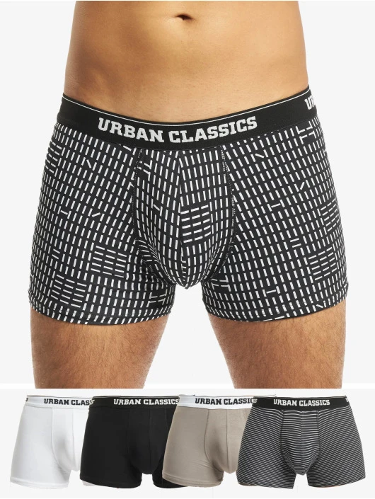 Herren Boxershorts Organic 5-Pack in bunt URBAN CLASSICS Herren Boxershorts Organic 5-Pack In Bunt -Modisches Herrenbekleidungs Geschäft urban classics boxershorts bunt 867076