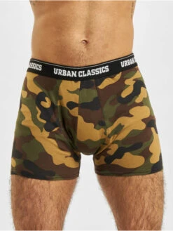 URBAN CLASSICS Herren Boxershorts 2-Pack Camo In Camouflage -Modisches Herrenbekleidungs Geschäft urban classics boxershorts camouflage 475391 1