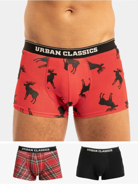 Herren Boxershorts Boxer Shorts 3-Pack in rot URBAN CLASSICS Herren Boxershorts Boxer Shorts 3-Pack In Rot -Modisches Herrenbekleidungs Geschäft urban classics boxershorts rot 800513