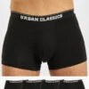 URBAN CLASSICS Herren Boxershorts Men 5-Pack In Schwarz -Modisches Herrenbekleidungs Geschäft urban classics boxershorts schwarz 749468