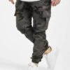 URBAN CLASSICS Herren Cargohose Camo In Grau -Modisches Herrenbekleidungs Geschäft urban classics cargohose grau 305899