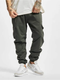 URBAN CLASSICS Herren Cargohose Cargo In Grau
