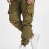 URBAN CLASSICS Herren Cargohose Cargo Jogging In Olive