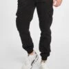 URBAN CLASSICS Herren Cargohose Washed Cargo Twill Jogging In Schwarz -Modisches Herrenbekleidungs Geschäft urban classics cargohose schwarz 294201