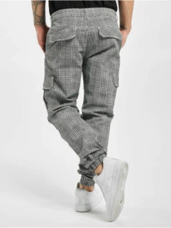 URBAN CLASSICS Herren Cargohose AOP Glencheck In Weiß 3 URBAN CLASSICS Herren Cargohose AOP Glencheck In Weiß -Modisches Herrenbekleidungs Geschäft urban classics cargohose weiss 799861 1