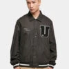 URBAN CLASSICS Herren College Jacke Sports In Schwarz -Modisches Herrenbekleidungs Geschäft urban classics college jacke schwarz 919237