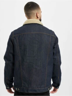 URBAN CLASSICS Herren Jeansjacken Sherpa Lined In Blau -Modisches Herrenbekleidungs Geschäft urban classics jeansjacken blau 798858 1