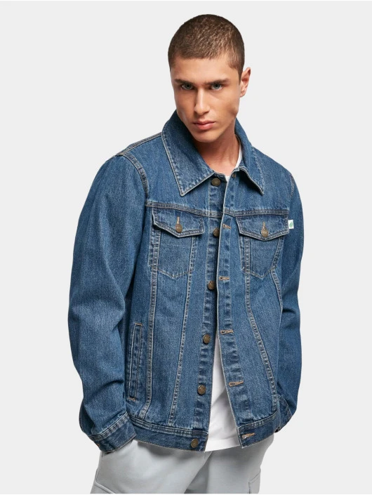Herren Jeansjacken Organic Basic Denim in blau URBAN CLASSICS Herren Jeansjacken Organic Basic Denim In Blau -Modisches Herrenbekleidungs Geschäft urban classics jeansjacken blau 903778