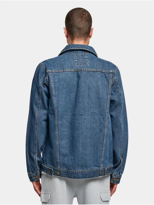 Herren Jeansjacken Organic Basic Denim in blau URBAN CLASSICS Herren Jeansjacken Organic Basic Denim In Blau -Modisches Herrenbekleidungs Geschäft urban classics jeansjacken blau 903778 1