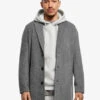 URBAN CLASSICS Herren Mantel Classic Herringbone In Grau 1 URBAN CLASSICS Herren Mantel Classic Herringbone In Grau -Modisches Herrenbekleidungs Geschäft urban classics mantel grau 858587