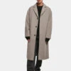 URBAN CLASSICS Herren Mantel Long Coat Winter In Grau -Modisches Herrenbekleidungs Geschäft urban classics mantel grau 918400