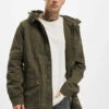 URBAN CLASSICS Herren Parka Cotton In Olive -Modisches Herrenbekleidungs Geschäft urban classics parka olive 852254