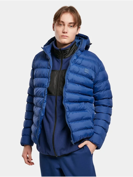 Herren Puffer Jacket Basic Bubble in blau URBAN CLASSICS Herren Puffer Jacket Basic Bubble In Blau -Modisches Herrenbekleidungs Geschäft urban classics puffer jacket blau 919874