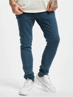 URBAN CLASSICS Herren Slim Fit Jeans Slim Fit In Blau