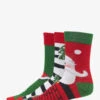 URBAN CLASSICS Socken Stripe Santa Christmas 3-Pack In Bunt