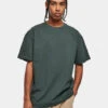 URBAN CLASSICS Herren T-Shirt Heavy Oversized In Grün 2 URBAN CLASSICS Herren T-Shirt Heavy Oversized In Grün -Modisches Herrenbekleidungs Geschäft urban classics t shirt gruen 910902