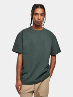 URBAN CLASSICS Herren T-Shirt Heavy Oversized In Grün