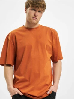URBAN CLASSICS Herren T-Shirt Tall Tee In Orange
