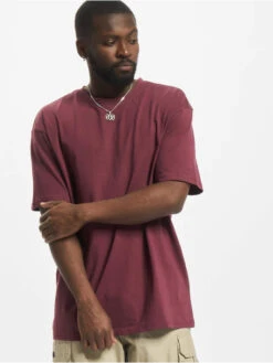 URBAN CLASSICS Herren T-Shirt Heavy Oversized In Rot