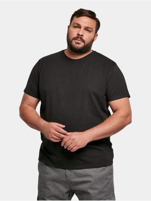 Herren T-Shirt Organic Fitted Strech in schwarz URBAN CLASSICS Herren T-Shirt Organic Fitted Strech In Schwarz -Modisches Herrenbekleidungs Geschäft urban classics t shirt schwarz 895810
