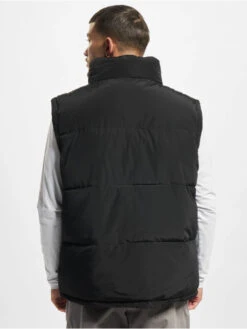 URBAN CLASSICS Herren Weste Block Puffer In Schwarz -Modisches Herrenbekleidungs Geschäft urban classics weste schwarz 856292 1