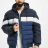 URBAN CLASSICS Herren Winterjacke Colorblock Bubble In Blau -Modisches Herrenbekleidungs Geschäft urban classics winterjacke blau 800447