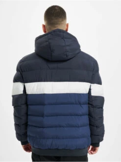 URBAN CLASSICS Herren Winterjacke Colorblock Bubble In Blau -Modisches Herrenbekleidungs Geschäft urban classics winterjacke blau 800447 1