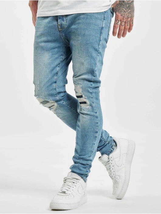 Herren Antifit Thor Slim 5 Pocket Destroyed in blau Herren Antifit Thor Slim 5 Pocket Destroyed In Blau -Modisches Herrenbekleidungs Geschäft vsct clubwear antifit blau 718645