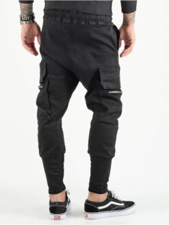 Herren Cargohose Logan In Schwarz -Modisches Herrenbekleidungs Geschäft vsct clubwear cargohose schwarz 693162 1