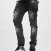 Herren Cargohose Keanu Biker In Schwarz -Modisches Herrenbekleidungs Geschäft vsct clubwear cargohose schwarz 967681