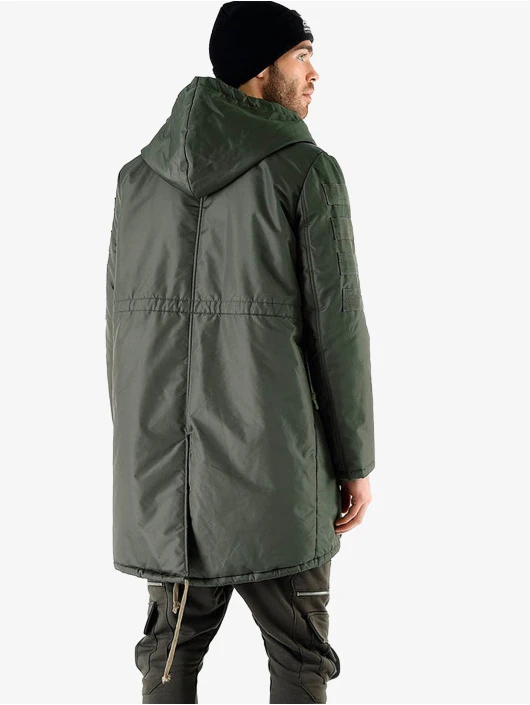 Herren Parka Corporate Army in olive Herren Parka Corporate Army In Olive -Modisches Herrenbekleidungs Geschäft vsct clubwear parka olive 707525 1