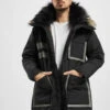 Herren Parka Chunk Reflective 2-Fur Freezer J In Schwarz -Modisches Herrenbekleidungs Geschäft vsct clubwear parka schwarz 788690