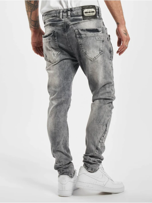 Herren Slim Fit Jeans Thor Slim 7P With Zips in grau Herren Slim Fit Jeans Thor Slim 7P With Zips In Grau -Modisches Herrenbekleidungs Geschäft vsct clubwear slim fit jeans grau 723159 1