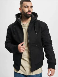 Herren Winterjacke Rules Rookie In Schwarz